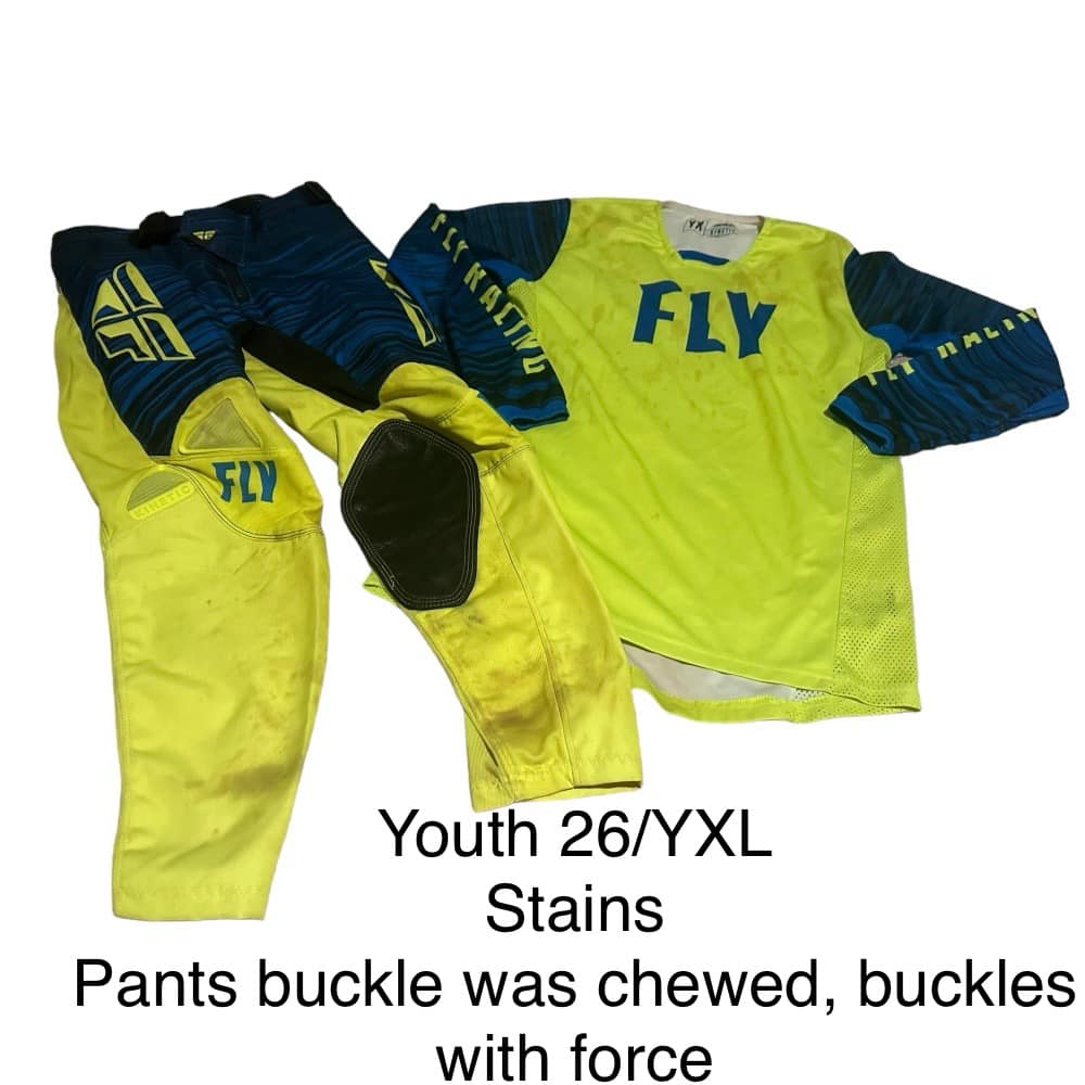 Youth Fly Racing Gear Set - Size 26/YXL